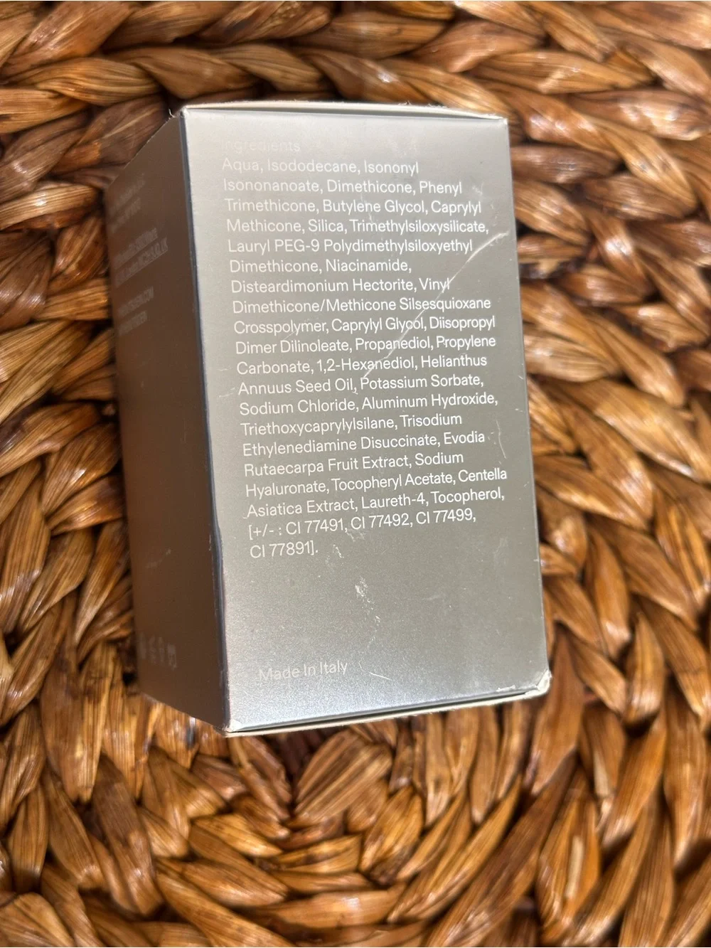 NWT Outside In Silk Serum Foundation shade 120 light neutral made in Italy